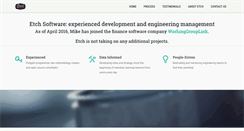 Desktop Screenshot of etchsoftware.com